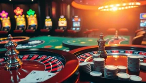 Experience the thrill of online gambling with vibrant elements from BIG88.BAR's casino scene.