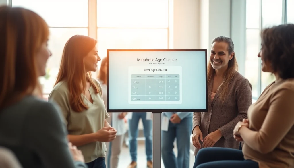 Engage with the metabolic age calculator to assess your metabolic health in a modern clinic.