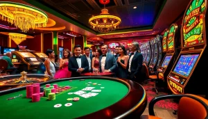 Engage in thrilling gameplay at GO8 with dynamic slot machines and a vibrant casino atmosphere.