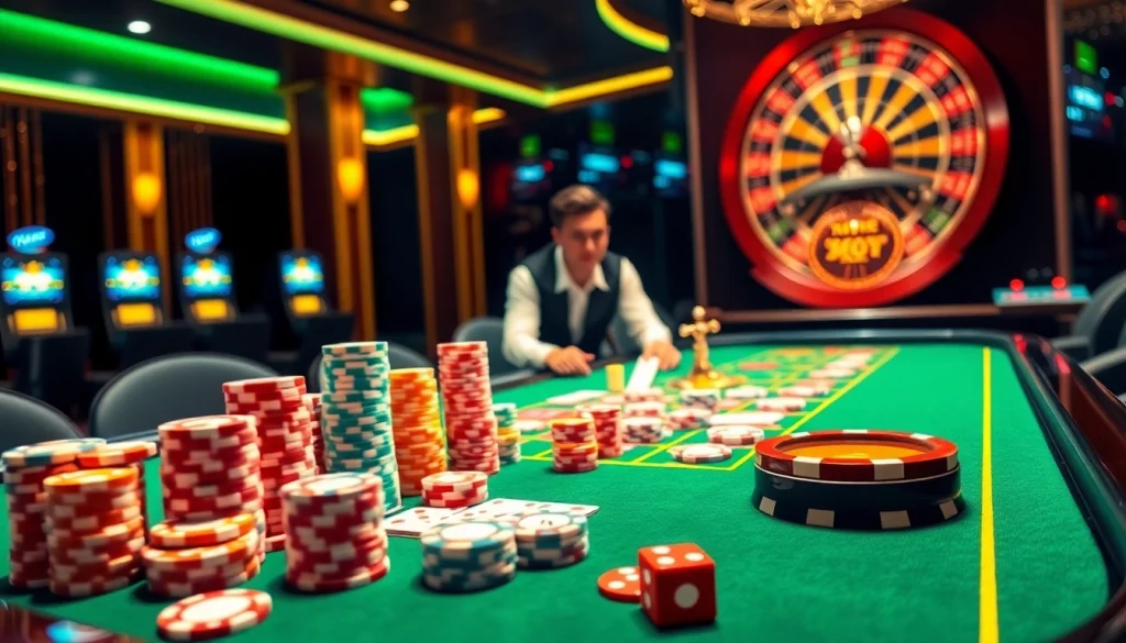 Experience thrilling gameplay at https://xx88.promo/ with exciting casino tables and vibrant slot machines.