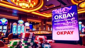 Players engaging with vibrant casino tables showcasing the benefits of okbay apk.