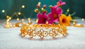 Showcasing stunning jewelry from https://valenciakey.es with intricate designs and luxurious materials.