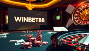 Experience the excitement of WINBET88 with an immersive online casino atmosphere filled with exclusive gaming elements.