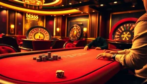 Exciting poker game scene at Bl555 casino with luxurious ambiance and strategic gameplay.