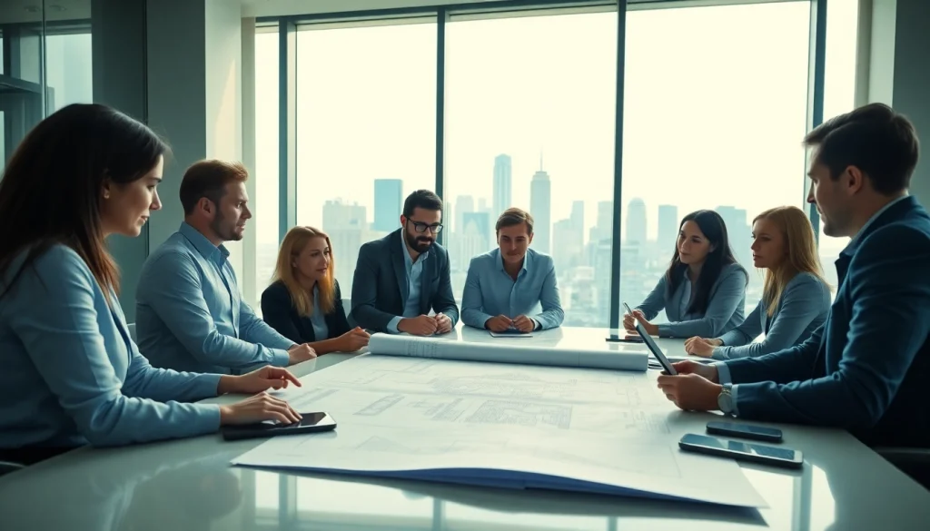 Collaborative team defining urban planning strategies at https://2020group.co.za in bright office.