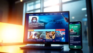 تابع آخر الأخبار على saudiwadi.com من خلال واجهة موقع إلكتروني حديث وجذاب.