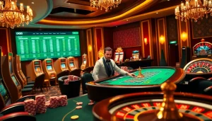 Experience luxurious online gambling at OK365 with engaging casino games and vibrant atmosphere.
