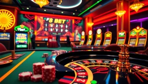 Experience the excitement of F8 BET with professional players at luxury casino tables.