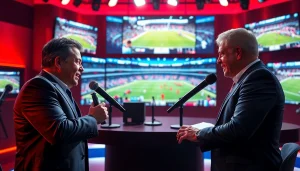 Catch live updates on sports at https://sportnation.nz with vibrant presenters in a professional studio.