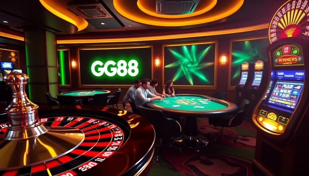 Experience the thrill of winning at GG88 with vibrant casino games and exciting action.