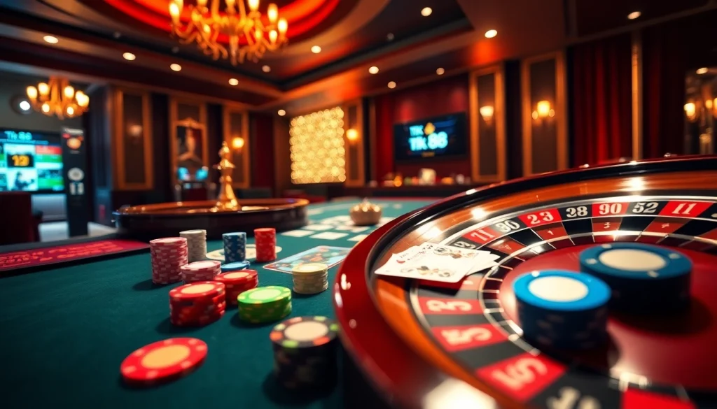 Trải nghiệm cảm giác hồi hộp tại Tik 88 với các trò chơi casino sống động và những khoảnh khắc chiến thắng.