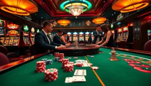 Experience the luxurious and vibrant atmosphere of go88 vip casino with professional dealers and exciting gaming tables.