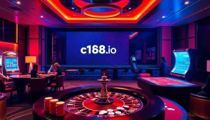 Experience the thrill of gambling at https://c168.io/ with vibrant casino tables and exciting games.