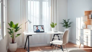 オンライン相談のための温かく居心地の良い自宅オフィスでのレバクリ 口コミのレビュー。