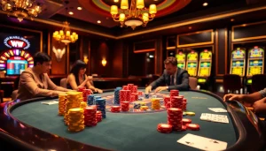Experience the excitement of Thabet casino gaming with vibrant tables and thrilling play.