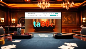 Experience the thrill of online gambling at https://ta88c.com with luxurious casino elements.