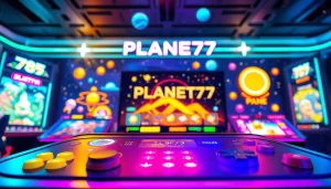 Rasakan keseruan bermain PLANET77 game dengan berbagai grafik menarik dalam suasana kosmik.