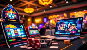 Enjoy thrilling games at Canada casinos online in a vibrant and interactive virtual gaming environment.