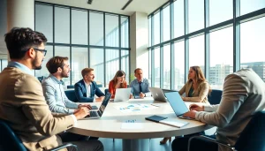 Optimisez votre stratégie avec grhconsultants.fr dans un environnement de bureau collaboratif.