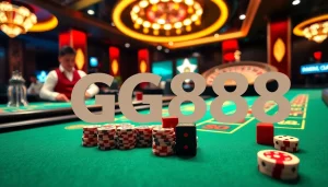 Experience the thrill of GG88 casino gaming with vibrant tables and high-stakes excitement.