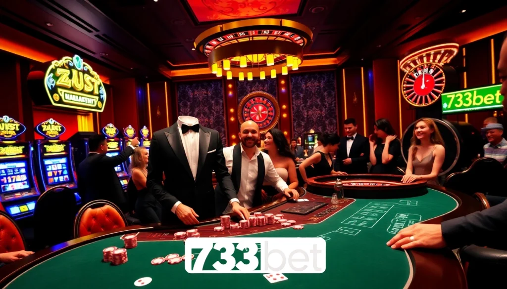 Players winning at the casino table while enjoying the 733bet App experience.