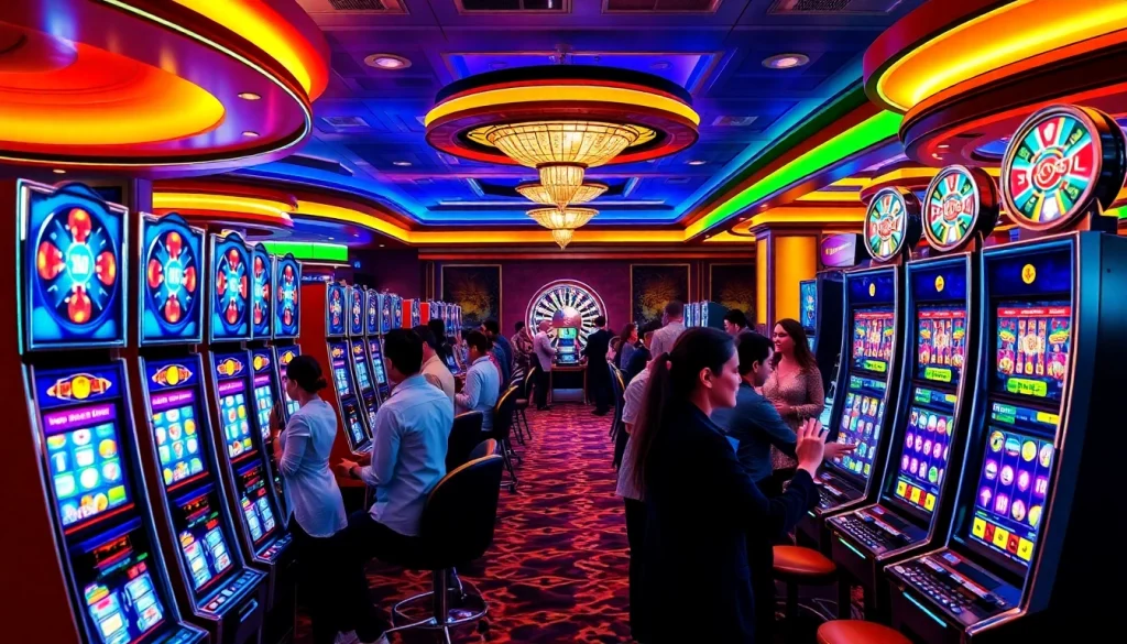 Experience the thrill of slot depo 5k gaming with exciting machines and vibrant casino atmosphere.
