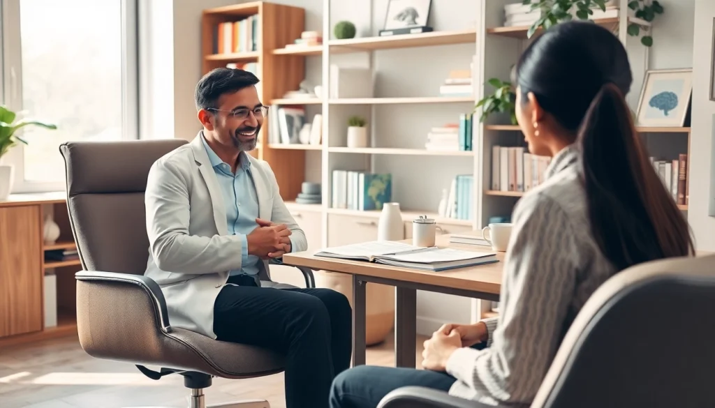 Meet a certified psychiatrist India in a welcoming consultation room, promoting mental health and support.