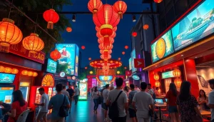 Experience the vibrant atmosphere of KJC365 entertainment hub in Vietnam, showcasing traditional and modern elements.