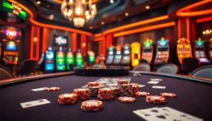 Play high-stakes poker at a luxurious table showcasing the excitement of 789 bet.