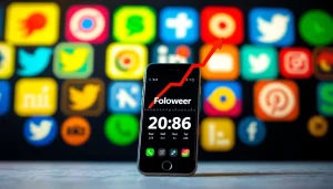 フォロワー買うを促進するためのデジタル表示を示す画像