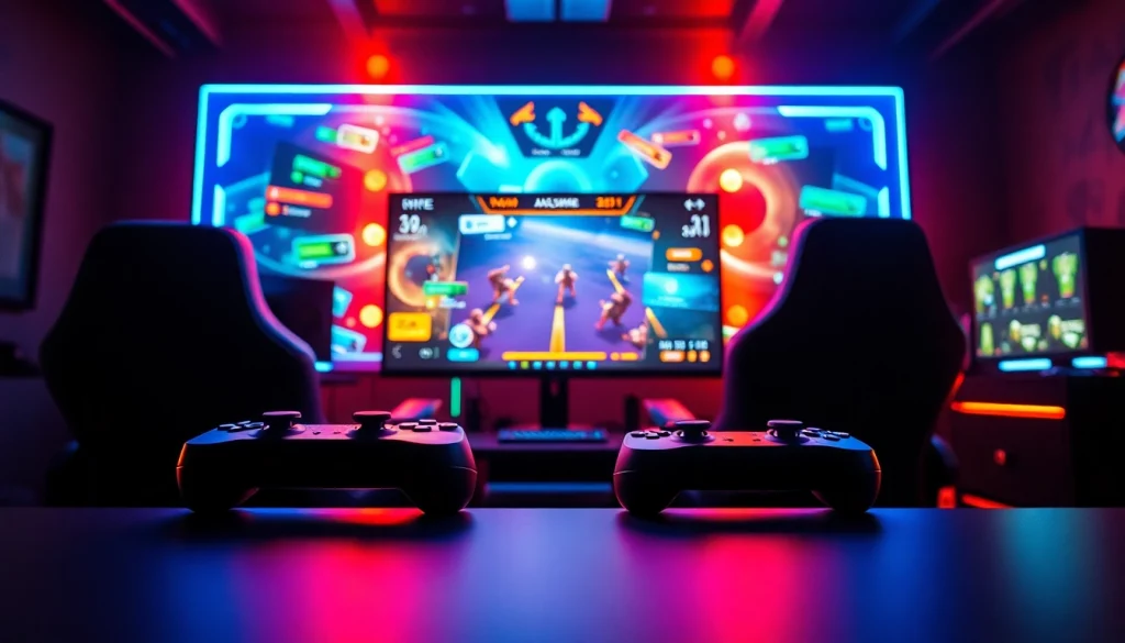 Exciting gaming environment with JAMETKUPROY88 graphics and vibrant gameplay elements.