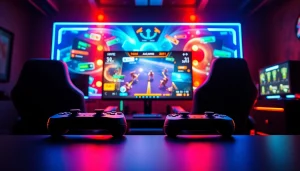 Exciting gaming environment with JAMETKUPROY88 graphics and vibrant gameplay elements.