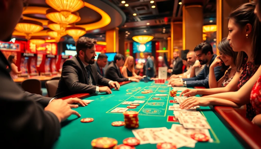 Ramtoto players engaged in an exciting casino gaming atmosphere.