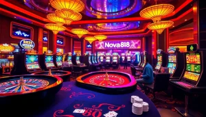 Experience the thrill of winning at Nova88 with engaging casino games and vibrant betting scenes.