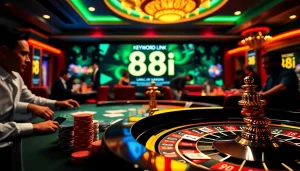 Experience the thrill of winning at link 88i casino with vibrant gaming tables and exciting atmosphere.