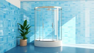 Entdecken Sie die elegante duschkabine 90x90 in einem modern gestalteten Badezimmer mit stilvollem Flair.