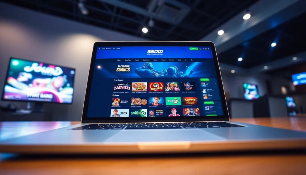 Experience the excitement of 55DD online betting platform with diverse games and promotions.