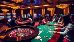 Engaging poker game at http://gg88.gold/ with vibrant colors and luxurious casino atmosphere.