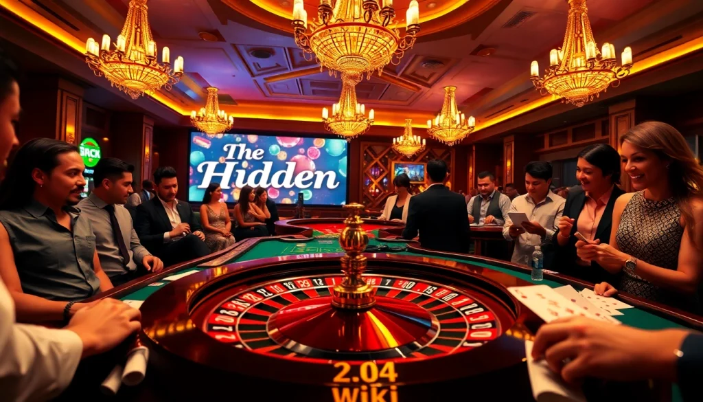 Players engaging at a roulette table while referencing the hidden wiki for gambling strategies.