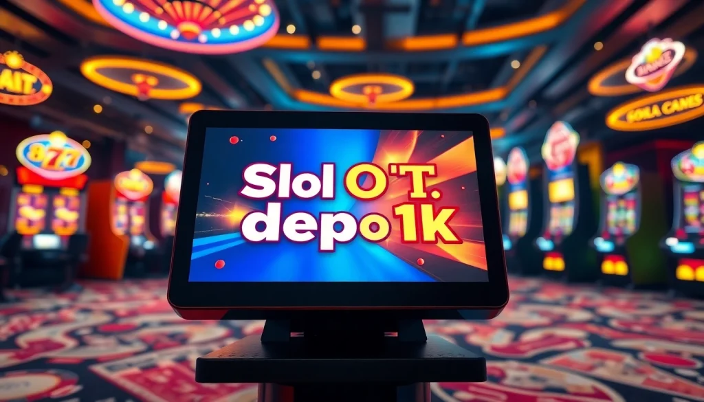 Menangkan slot depo 1k dengan pengalaman bermain slot yang menarik.