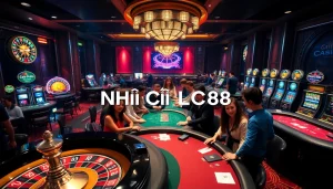 Experience thrills at NHÀ CÁI LC88 with vibrant gaming tables and exciting casino atmosphere.