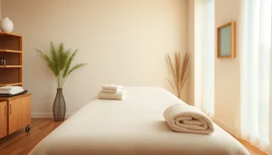 전문 출장마사지 치료실에서 차분한 색상과 아늑한 분위기로 평온을 경험하세요.