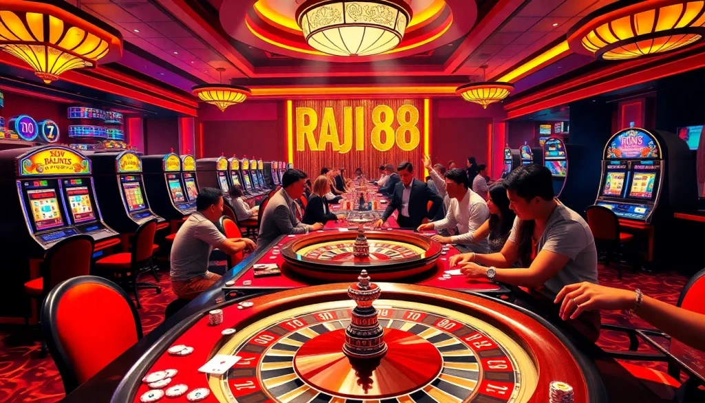 Experience the excitement of raja 88 with vibrant casino games and enthusiastic players.