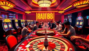 Experience the excitement of raja 88 with vibrant casino games and enthusiastic players.