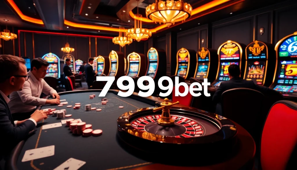Players at a luxurious poker table enjoy an exciting game experience at 789bet casino.