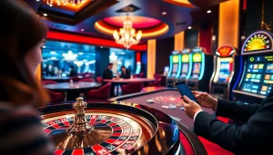 S8 casino players enjoying high-stakes fun at a glamorous table.