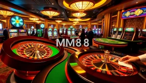 Experience thrilling games at MM88 casino with roulette and poker excitement.