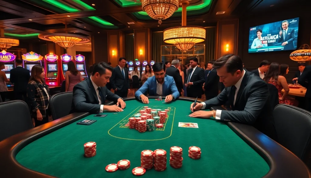 Engage in the excitement of gambling at a luxurious casino while discovering layarkaca21 highlights.