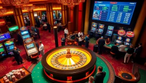 Experience the thrill of FEBET gaming with vibrant casino visuals and engaging action.