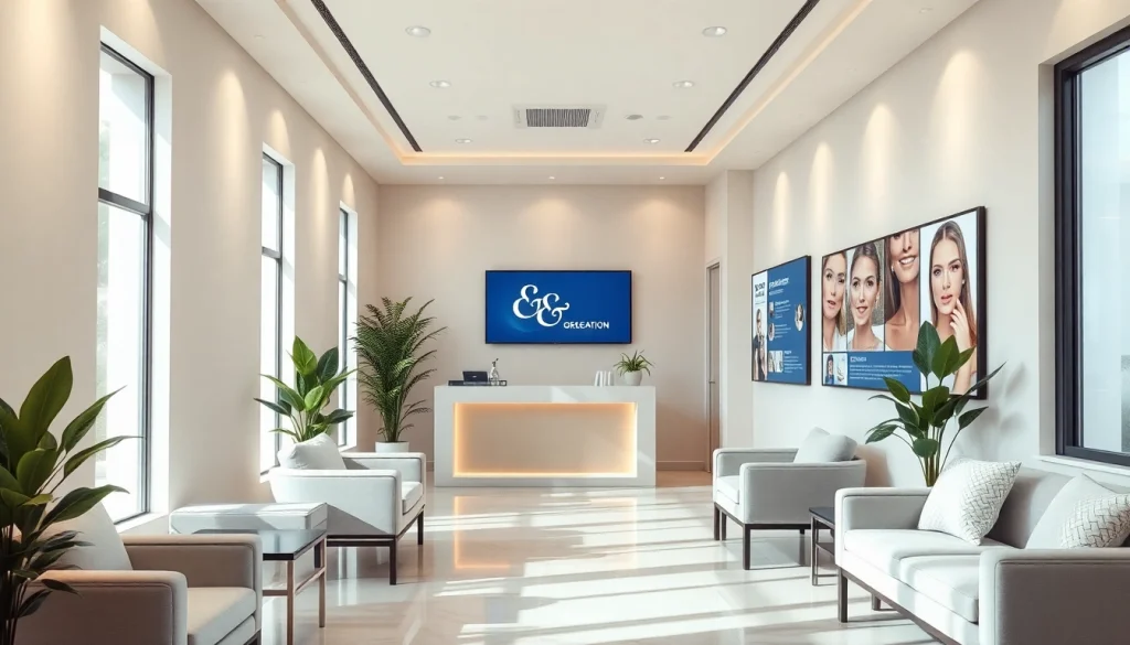 魅力的なクリニック受付エリアにある美容整形クリニック おすすめ口コミ・評判情報。